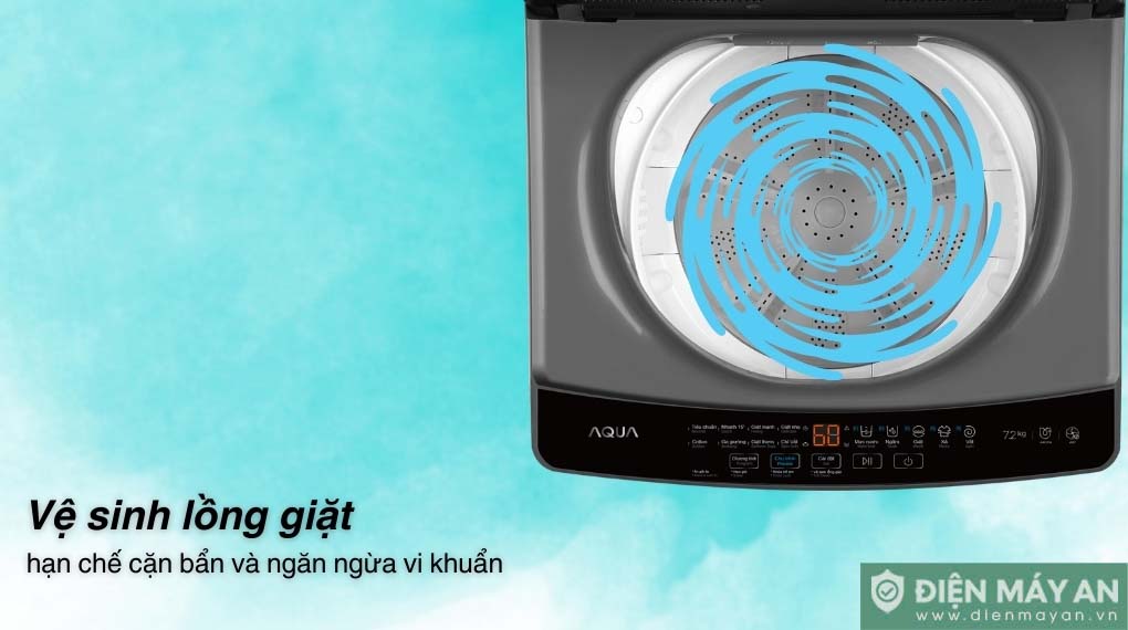 Máy giặt Aqua 7.2 kg AWM72-316K(S)